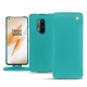 Housse cuir OnePlus 8 Pro - Bleu fluo
