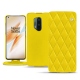 硬质真皮保护套 OnePlus 8 Pro - Jaune fluo - Couture