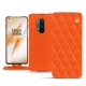 Custodia in pelle OnePlus 8 Pro - Orange fluo - Couture