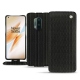 Housse cuir OnePlus 8 Pro - Abaca nero