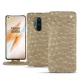 Funda de piel OnePlus 8 Pro - Autruche desert