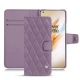 Housse cuir OnePlus 8 Pro - Lilas - Couture ( Nappa - Pantone 2645U ) 