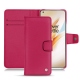 Housse cuir OnePlus 8 Pro - Rose fluo
