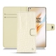 Funda de piel OnePlus 8 Pro - Crocodile milk