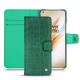 Housse cuir OnePlus 8 Pro - Crocodile pino