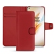 Housse cuir OnePlus 8 Pro - Rouge PU