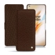 OnePlus 8 Pro leather case - Châtaigne ( Pantone 476C ) 