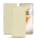 Capa em pele OnePlus 8 Pro - Ivoire ( Sleek P C12 - White ) 