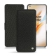 レザーケース OnePlus 8 Pro - Ebène ( Sleek P C12 - Black ) 