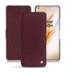 Capa em pele OnePlus 8 Pro - Lie de vin ( Pantone 5115C ) 