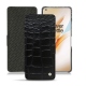 Lederschutzhülle OnePlus 8 Pro - Crocodile nero