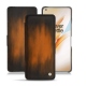 Housse cuir OnePlus 8 Pro - Marron Patine
