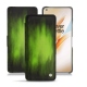 Housse cuir OnePlus 8 Pro - Vert Patine