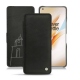 Housse cuir OnePlus 8 Pro - Negre poudro