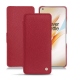 Capa em pele OnePlus 8 Pro - Rouge passion