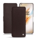 OnePlus 8 Pro leather case - Marron envoûtant