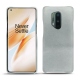 Coque cuir OnePlus 8 Pro - Platinium ( Pantone 877C ) 