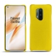 Coque cuir OnePlus 8 Pro - Jaune fluo