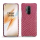 Funda de piel OnePlus 8 Pro - Serpent ciclamino