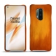 Coque cuir OnePlus 8 Pro - Orange Patine