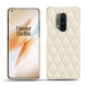 Custodia in pelle OnePlus 8 Pro - Blanc - Couture ( Bologna - White ) 