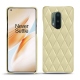 Lederschutzhülle OnePlus 8 Pro - Beige - Couture ( Nappa - Pantone 7502C ) 