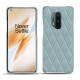 Funda de piel OnePlus 8 Pro - Bleu ciel - Couture ( Nappa - Pantone 277C ) 