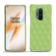 Lederschutzhülle OnePlus 8 Pro - Vert olive - Couture ( Nappa - Pantone 578U ) 