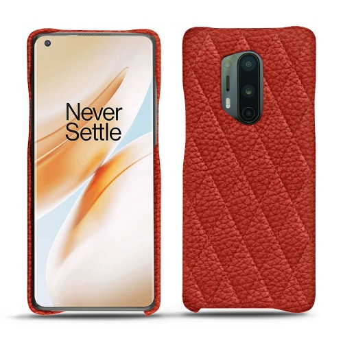 Conchas de cuero para su OnePlus 8 ProPapaye - Couture ( Pantone #b54317 ) 