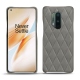 OnePlus 8 Pro leather cover - Acier vintage - Couture