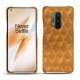 Coque cuir OnePlus 8 Pro - Or Maïa - Couture