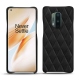 レザーケース OnePlus 8 Pro - Negre poudro - Couture