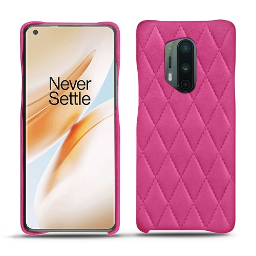 Lederschalen für Ihren OnePlus 8 ProRose BB - Couture ( Pantone #DB599F )