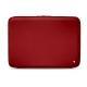 Housse cuir pour ordinateur portable 13' - Griffe 2 - Rouge ( Nappa - Pantone 199C ) 