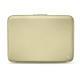 Funda de piel para ordenador portatil 13' - Griffe 2 - Beige ( Nappa - Pantone 7502C ) 