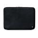 Funda de piel para ordenador portatil 13' - Griffe 2 - Dark vintage ( Roughtcut - Black#5256 ) 