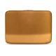 Housse cuir pour ordinateur portable 13' - Griffe 2 - Or Maïa ( Pantone 871C ) 