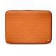 Funda de piel para ordenador portatil 13' - Griffe 2 - Orange - Couture ( Nappa - Pantone 1495U ) 