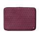 Leather sleeve for 13' laptop - Griffe 2 - Prune vintage - Couture