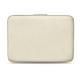 Funda de piel para ordenador portatil 13' - Griffe 2 - Blanc escumo