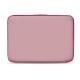 Leather sleeve for 13' laptop - Griffe 2 - Rose PU