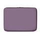 Leather sleeve for 13' laptop - Griffe 2 - Lilas PU