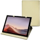 Custodia in pelle Microsoft Surface Pro 7 - Beige ( Nappa - Pantone 7502C ) 