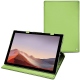 Microsoft Surface Pro 7 leather case - Vert olive ( Nappa - Pantone 578U ) 