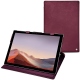 Housse cuir Microsoft Surface Pro 7 - Prune vintage ( Pantone 512C ) 