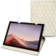 Lederschutzhülle Microsoft Surface Pro 7 - Blanc escumo - Couture