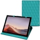 Custodia in pelle Microsoft Surface Pro 7 - Bleu fluo - Couture