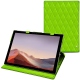 Capa em pele Microsoft Surface Pro 7 - Vert fluo - Couture