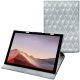 Microsoft Surface Pro 7 leather case - Platinium - Couture