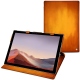 Microsoft Surface Pro 7 leather case - Orange Patine